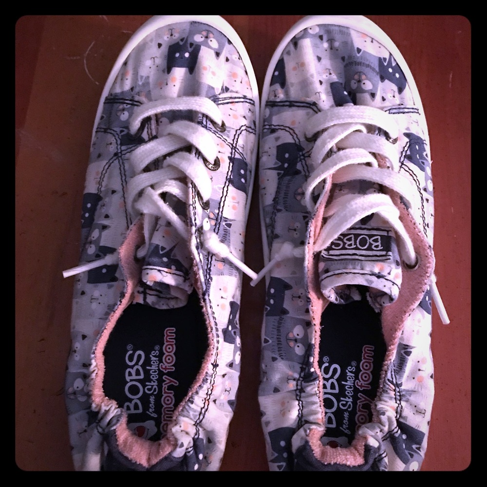 Bobs memory foam cat patten shoe